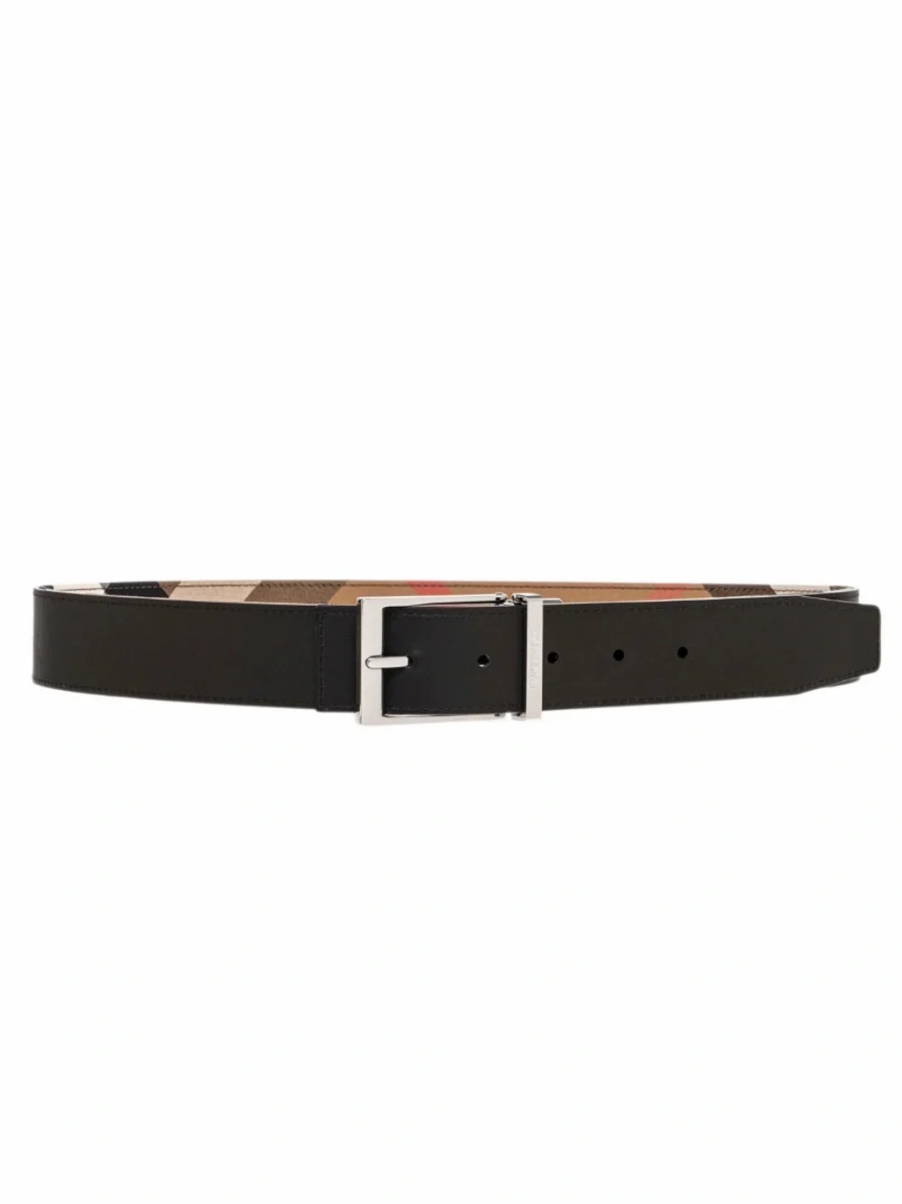 NEW! Burberry Signature Check Leather Men's Belt | Reversible | EU Size 90
